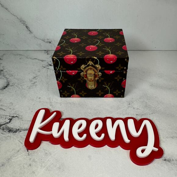 Louis Vuitton Cherry Trunk Case Ring Box Monogram Cerises Mini Vintage Murakami - Picture 2 of 14